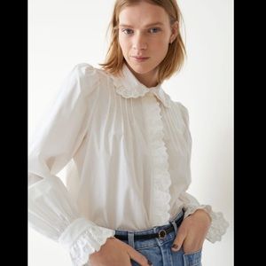 & Other Stories top with Peter Pan collar